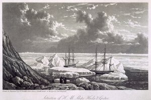 Situation of H.M. Ships Hecla and Griper from the 17th to the 23rd of August 1820, from 